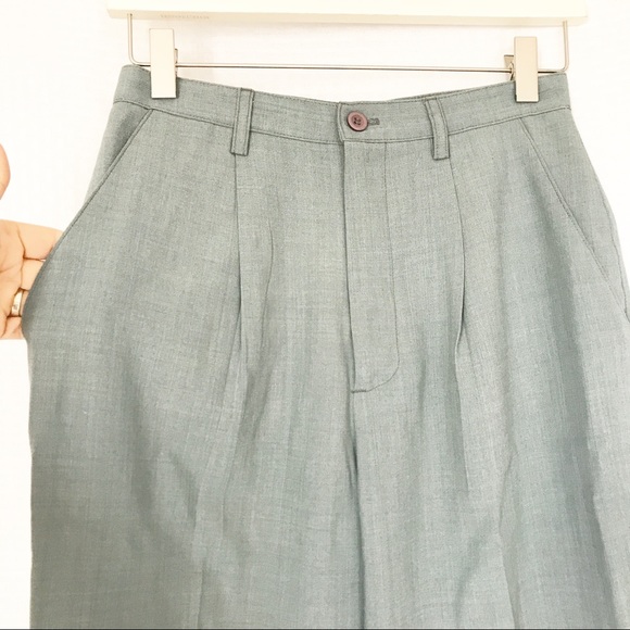 GUESS // Vintage Wool Gray Suit Pant and Vest Set - Picture 7 of 8